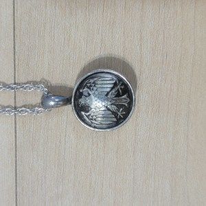 Necklace Charm | Eagle Silver